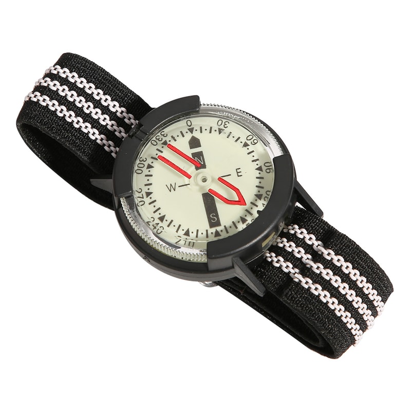 Waterproof Wrist Compass Watch for Camping Diving and Hiking