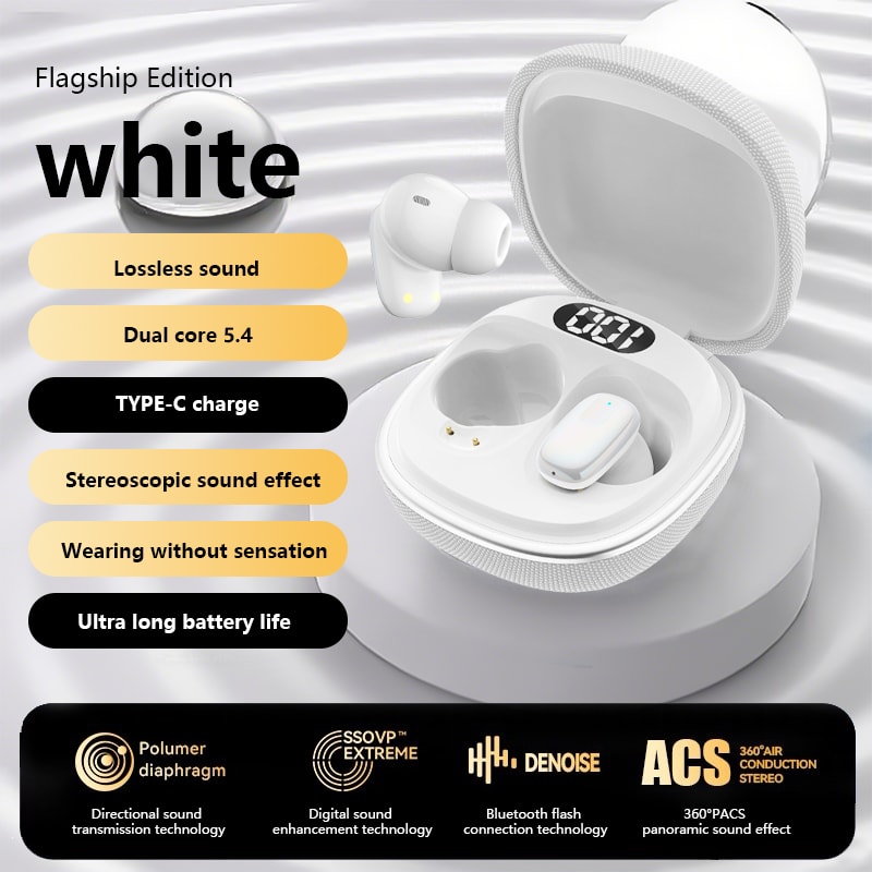 Wireless Earbuds Bluetooth Gaming Headset With Noise Cancelling Sports Fit 7