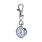 Stainless Steel Pocket Watch Keychain with Quartz Movement