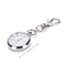 Stainless Steel Pocket Watch Keychain with Quartz Movement