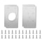 Cabinet Hinge Repair Plate Kit For Kitchen Cupboard Doors 7