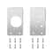 Cabinet Hinge Repair Plate Kit For Kitchen Cupboard Doors 6