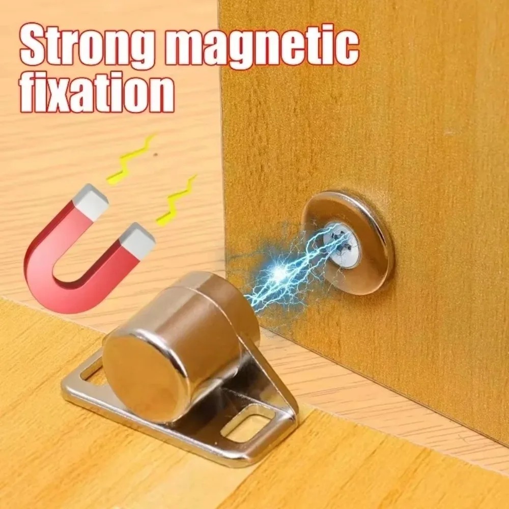 Magnetic Cabinet Door Latches With Screws Strong Alloy Drawer Catch For Secure Closures 1