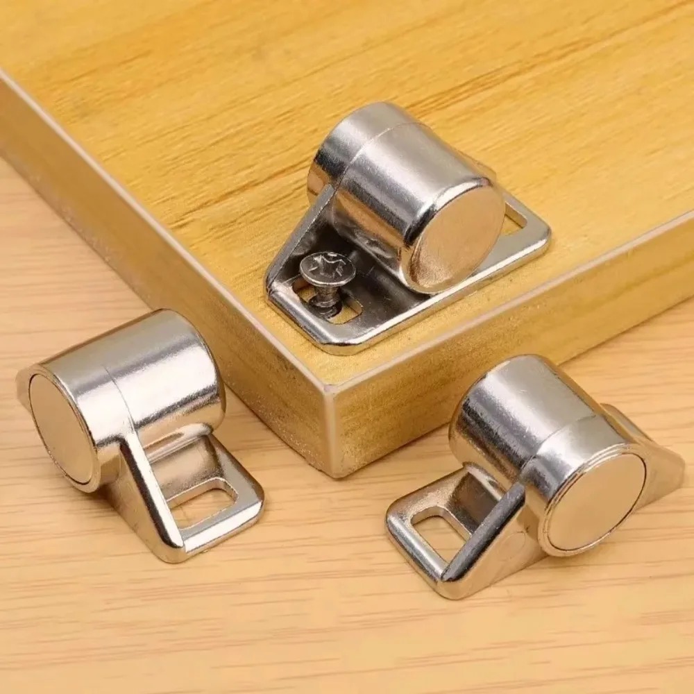 Magnetic Cabinet Door Latches With Screws Strong Alloy Drawer Catch For Secure Closures 2
