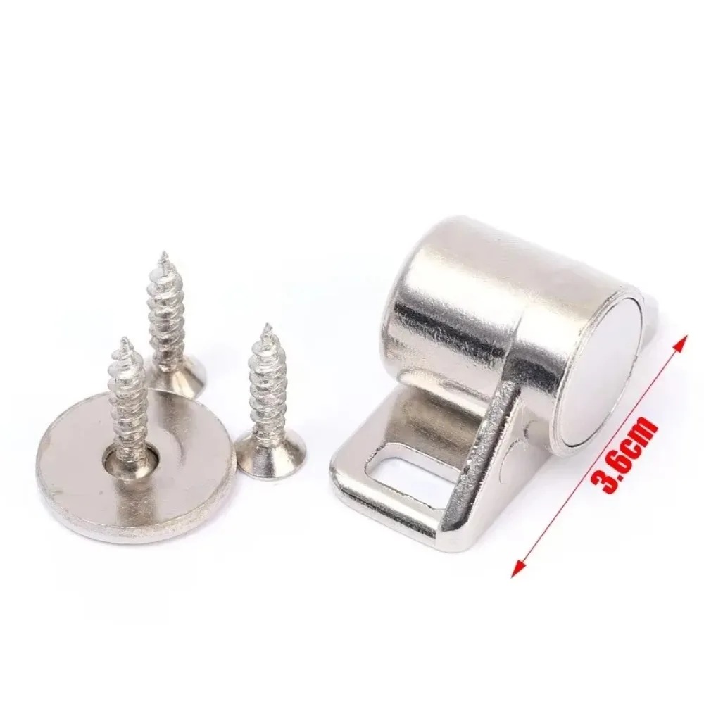 Magnetic Cabinet Door Latches With Screws Strong Alloy Drawer Catch For Secure Closures 5