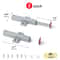 Gray Magnetic Catch Push to Open Cabinet Latch for Kitchen Doors and Drawers