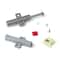 Gray Magnetic Catch Push to Open Cabinet Latch for Kitchen Doors and Drawers