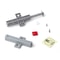 Gray Magnetic Catch Push to Open Cabinet Latch for Kitchen Doors and Drawers