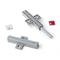 Gray Magnetic Catch Push to Open Cabinet Latch for Kitchen Doors and Drawers