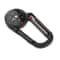 Mini Compass Thermometer Carabiner Keychain for Camping