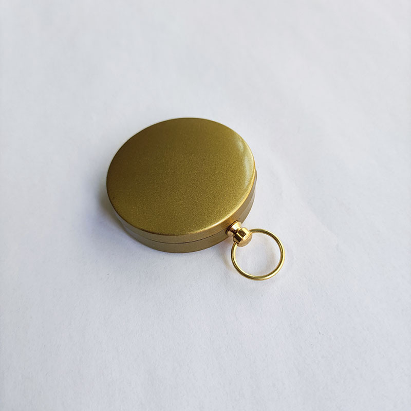 Flip Up Outdoor Compass with Luminous Dial and Pocket Watch Design