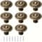 Vintage Engraved Cabinet Handles Set With Screws 0