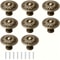Vintage Engraved Cabinet Handles Set With Screws 0
