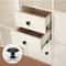 Matte Black Cabinet Knobs Round Drawer Pulls 3