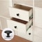 Matte Black Cabinet Knobs Round Drawer Pulls 3