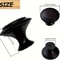 Matte Black Cabinet Knobs Round Drawer Pulls 4