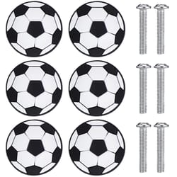 soccer ball drawer knobs soft rubber kids cabinet handles