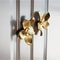 Golden Flower Cabinet Knobs Petal Drawer Pulls For Dressers And Wardrobes 0