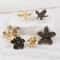 Golden Flower Cabinet Knobs Petal Drawer Pulls For Dressers And Wardrobes 2