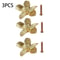 Golden Flower Cabinet Knobs Petal Drawer Pulls For Dressers And Wardrobes 8