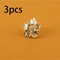 Golden Flower Cabinet Knobs Petal Drawer Pulls For Dressers And Wardrobes 10