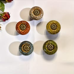 leopard print ceramic cabinet knobs for drawers and wardrobes