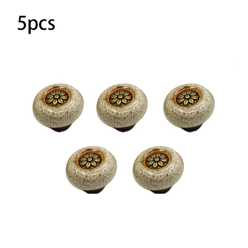Leopard Print Ceramic Cabinet Knobs For Drawers And Wardrobes 4