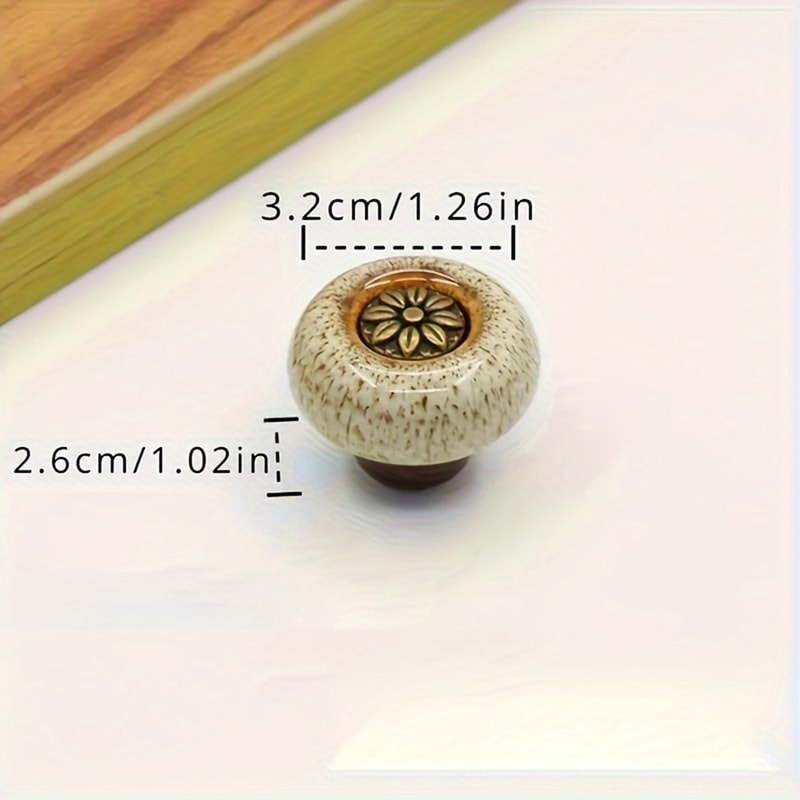 Leopard Print Ceramic Cabinet Knobs For Drawers And Wardrobes 2