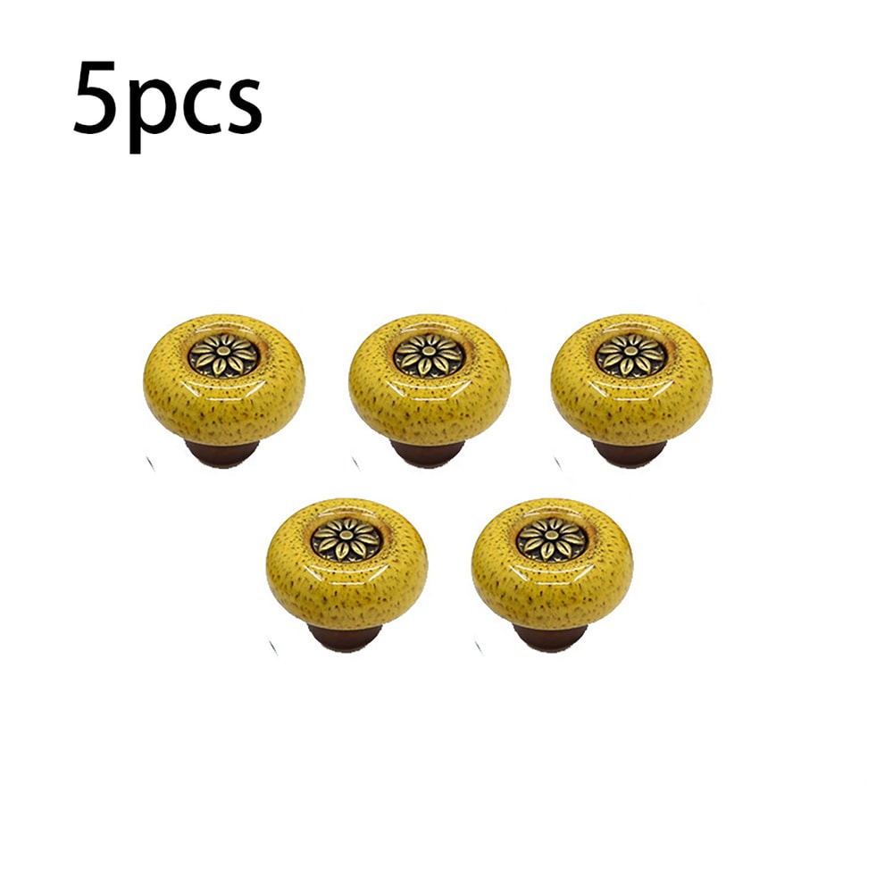 Leopard Print Ceramic Cabinet Knobs For Drawers And Wardrobes 6