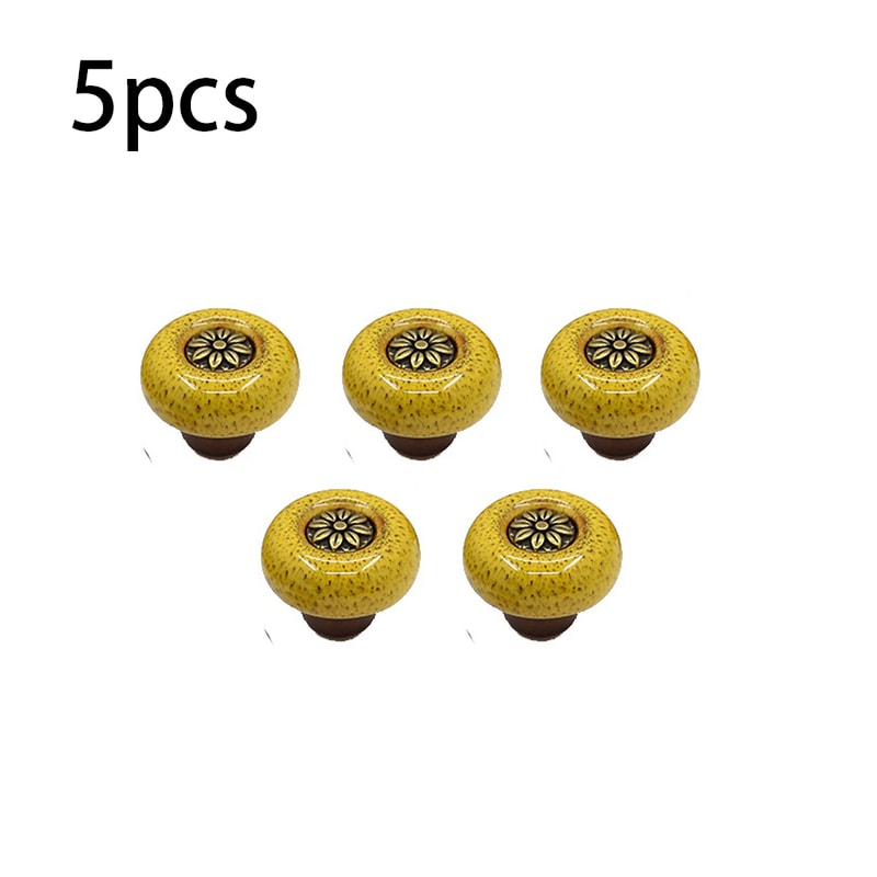 Leopard Print Ceramic Cabinet Knobs For Drawers And Wardrobes 6