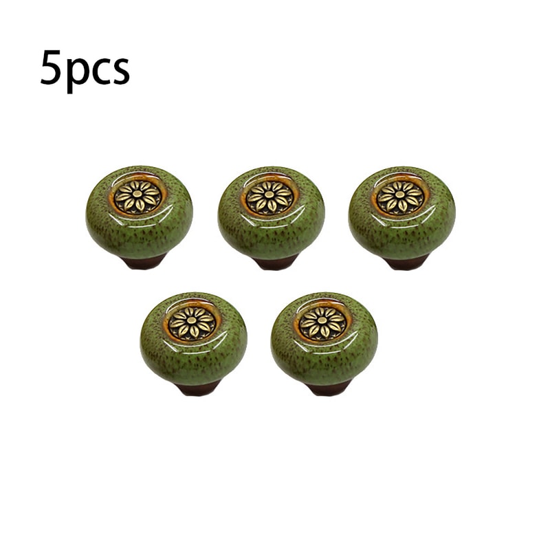 Leopard Print Ceramic Cabinet Knobs For Drawers And Wardrobes 3
