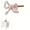 Pink Bow Metal Drawer Knobs For Cabinets And Dressers 0