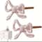 Pink Bow Metal Drawer Knobs For Cabinets And Dressers 6