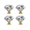 Crystal Glass Cabinet Knobs Diamond Drawer Handles 4