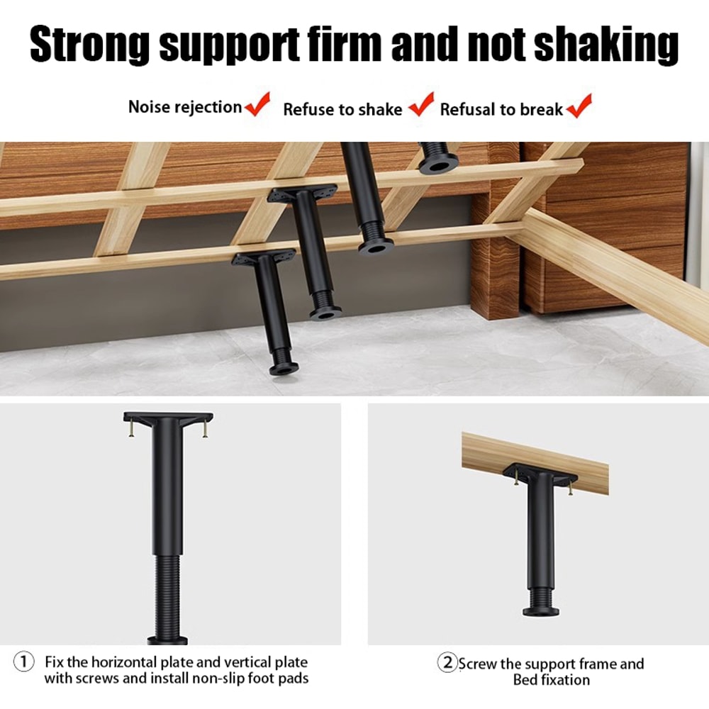 Adjustable Bed Support Leg For Bed Frames Sofas And Furniture 4
