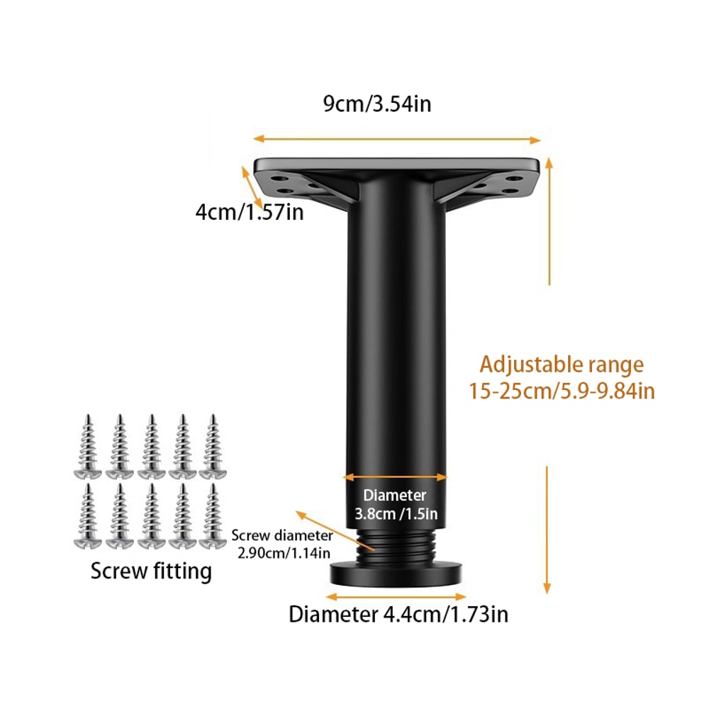 Adjustable Bed Support Leg For Bed Frames Sofas And Furniture 6