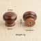 Round Wooden Cabinet Knobs for Drawers Cupboards and Dressers