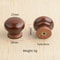 Round Wooden Cabinet Knobs for Drawers Cupboards and Dressers