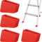 Heavy Duty Ladder Foot Pads Non Slip Rubber Replacement Covers 0
