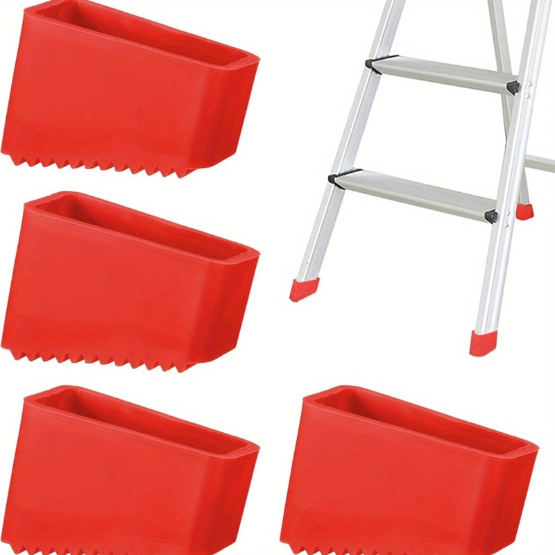 Heavy Duty Ladder Foot Pads Non Slip Rubber Replacement Covers 0