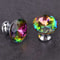 Colorful Crystal Cabinet Knobs Pack Glass Drawer Pulls