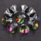 Colorful Crystal Cabinet Knobs Pack Glass Drawer Pulls