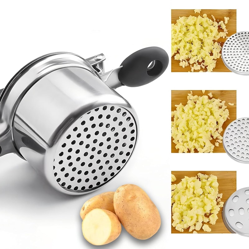Stainless Steel Potato Ricer And Masher For Fluffy Mashed Potatoes 3