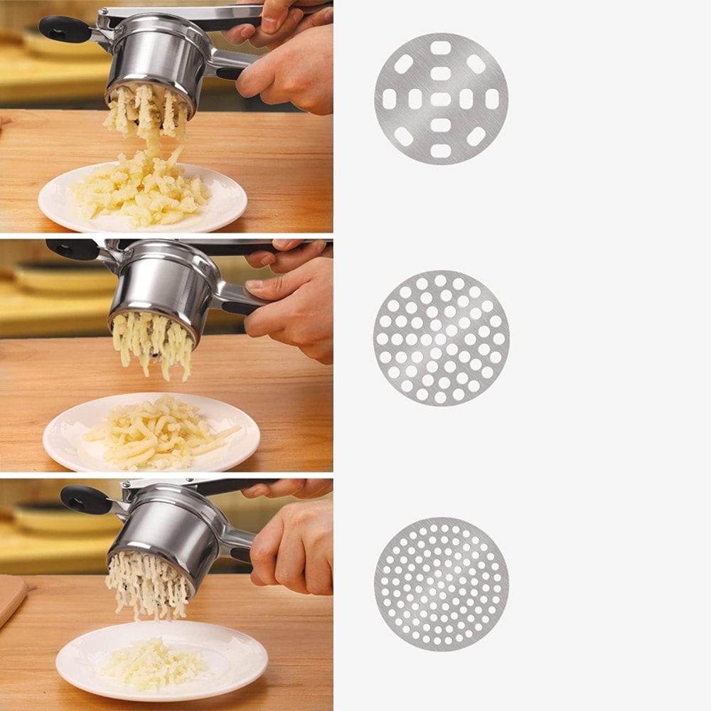 Stainless Steel Potato Ricer And Masher For Fluffy Mashed Potatoes 4