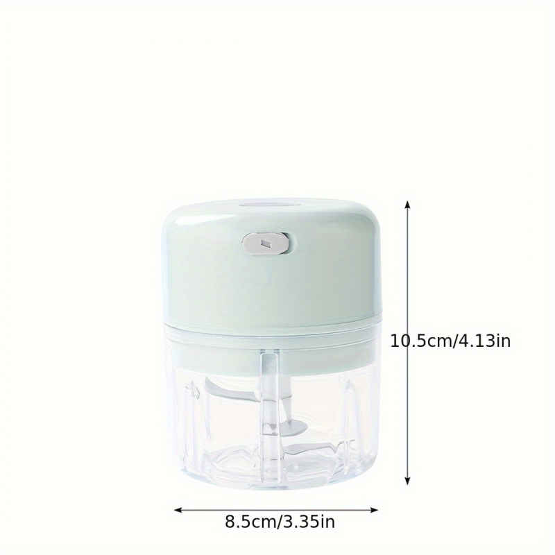 Electric Food Chopper USB Mini Garlic Masher Portable Meat Grinder For Easy Vegetable Chopping 4