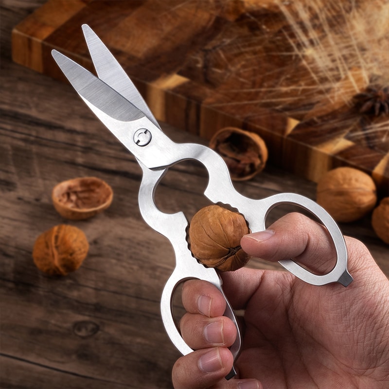 Heavy Duty Stainless Steel Kitchen Scissors Detachable Poultry Shears 4