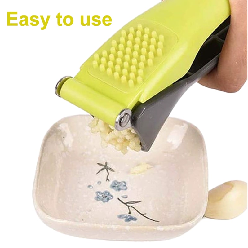 Easy Clean Manual Garlic Press and Ginger Mincer