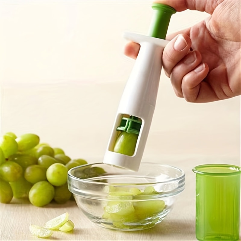 Multifunctional Grape Cutter Fruit Slicer for Snacks and Cake Decorating