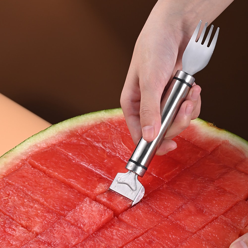 Stainless Steel Watermelon Fork Slicer 3