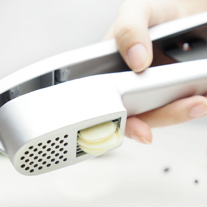 Garlic Press And Garlic Slicer Easy Clean Kitchen Tool 1